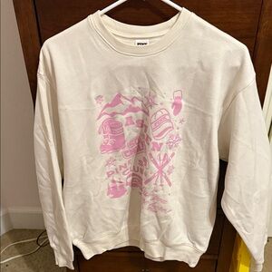 VS Pink winter themed crewneck